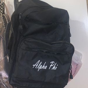 Alpha phi backpack